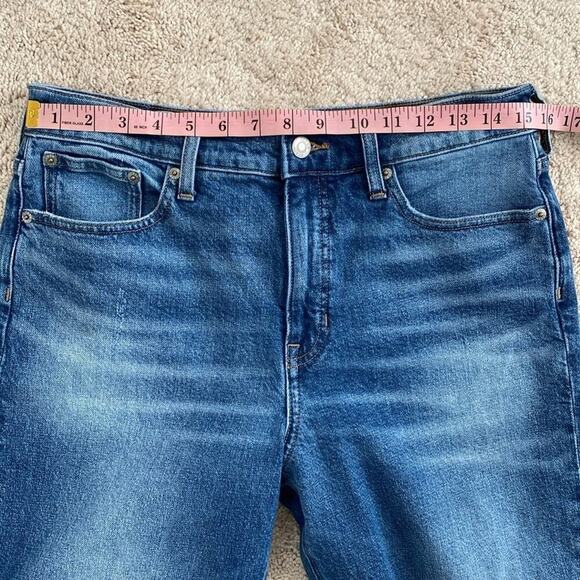 J Crew High-rise '90s classic straight-fit jean in Vesey Street Wash Size - Picture 9 of 12